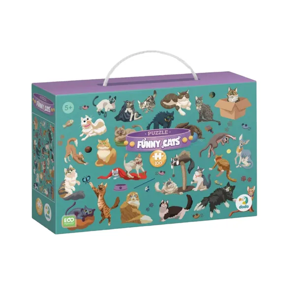 Puzle Jocīgi Kaķi DoDo 100 gab.
