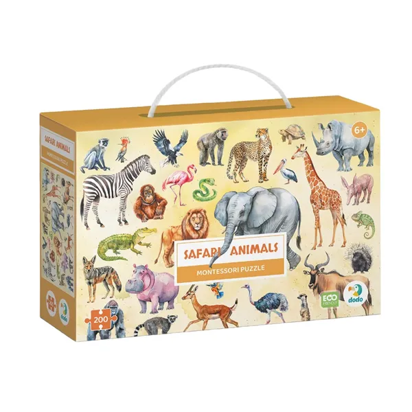 Puzle Safari dzīvnieki DoDo 200 gab.