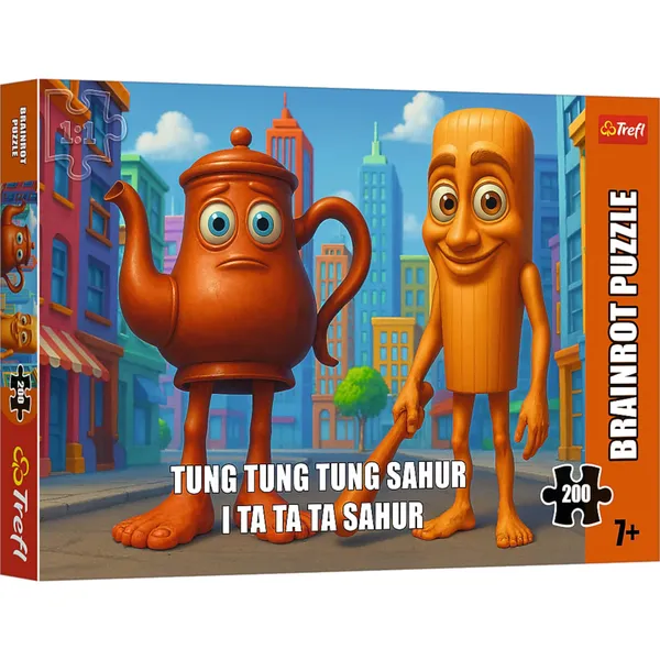 Puzzle Trefl 200 Brainrot 13362T krāsa un dizains var atšķirties