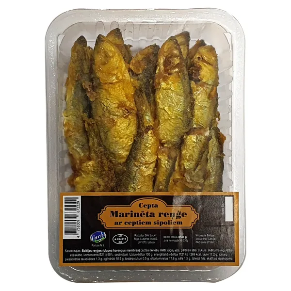 Reņģe cepta marinēta ar sīpoliem 350/335g