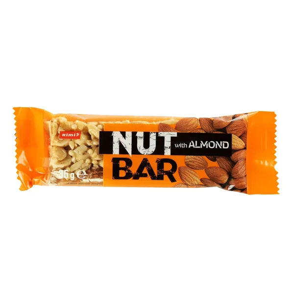Riekstu batoniņš Rimi ar mandelēm 35g