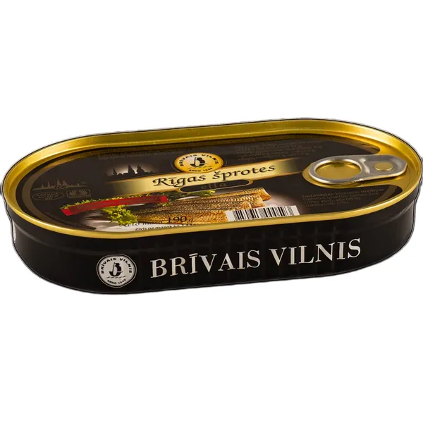 Rīgas šprotes eļļā ar atslēdziņu 190g/133g