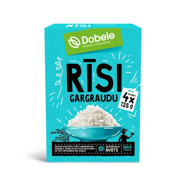 Rīsi Dobele gargraudu kastīte 4x125g