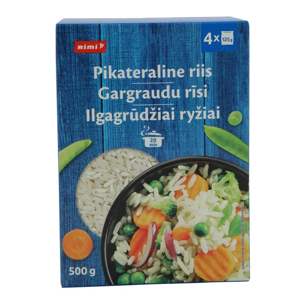 Rīsi Rimi gargraudu 4x125g