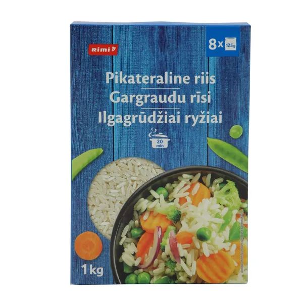 Rīsi Rimi gargraudu 8x125g