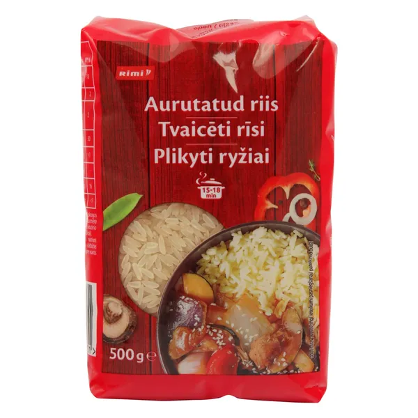 Rīsi Rimi gargraudu tvaicēti 500g