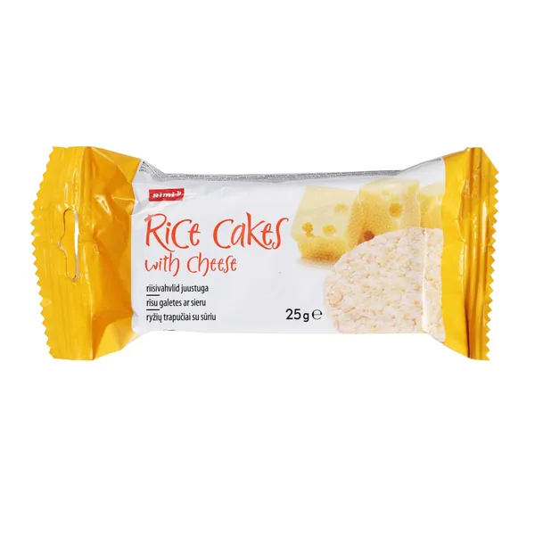 Rīsu galetes Rimi ar sieru 25g
