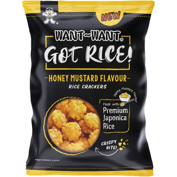 Rīsu krekeri Got Rice ar medus un sinepju garšu 85g
