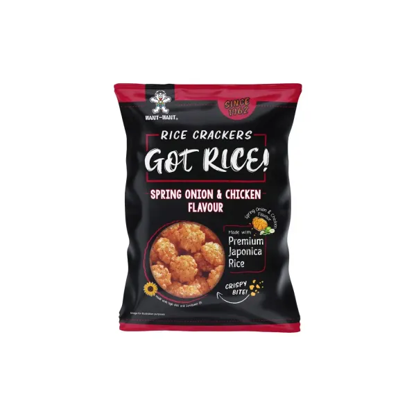 Rīsu krekeri Got rice ar vistas un lociņu garšu 100g