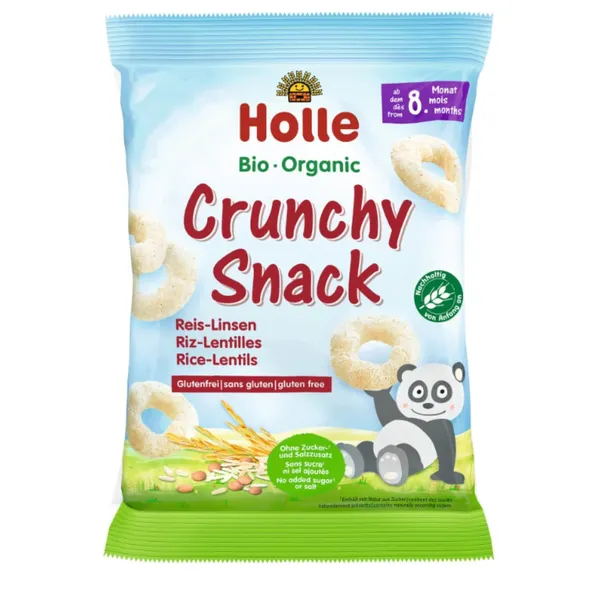 Rīsu lēcu uzkodas Holle kraukšķīgās BIO 25g