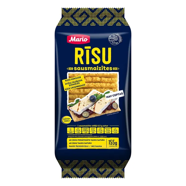 Rīsu sausmaizītes 155g