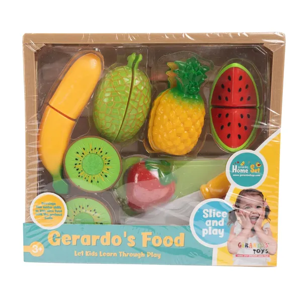 Rotaļlieta Augļu komplekts ar kastīti