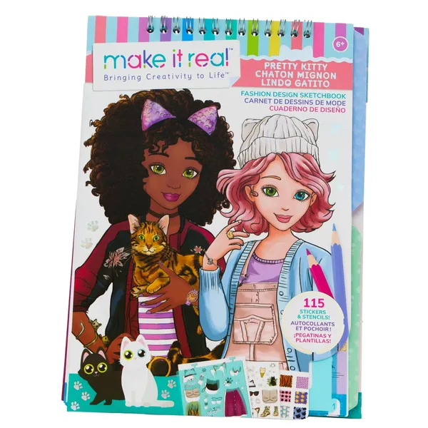 R/l skiču grāmata Make it real miks krāsa un dizains var atšķirties