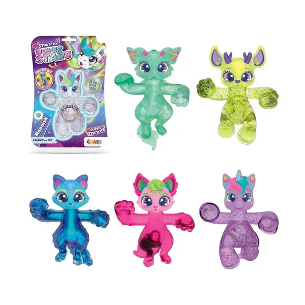 Rotaļlieta dažādi staipīgie varoņi Craze Stretchy Superstars