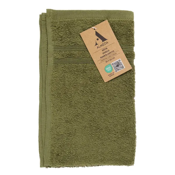 Roku dvielis Almeda zaļš 30x50cm
