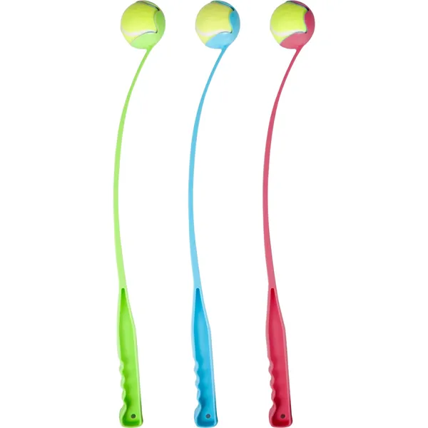 Rotaļlieta suņiem Flamingo ar tenisa bumbiņu 65cm