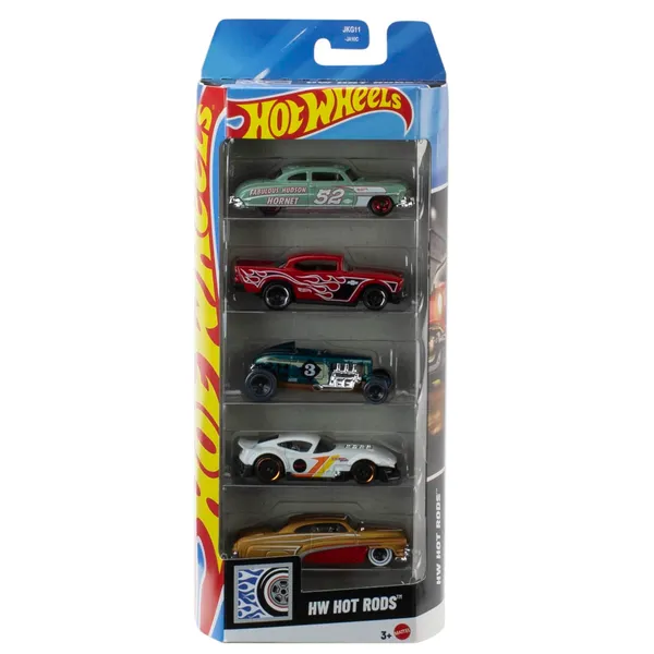 Rotaļlieta 5 mašīnu komplekts Hot Wheels