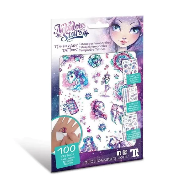 Rotaļlieta nebulous stars Temporary Tattoos - Asst., 11410