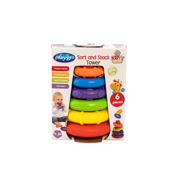 Rotaļlieta piramīda plastmasas Playgro