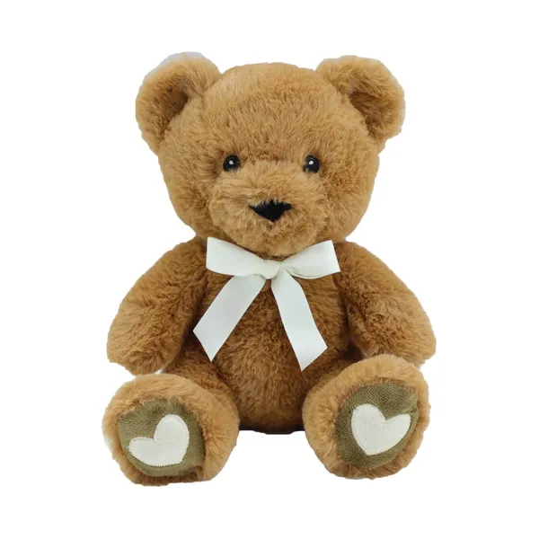 Rotaļlieta lācis ar bantīti brūns 23cm VD26