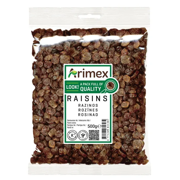 Rozīnes Arimex 500g