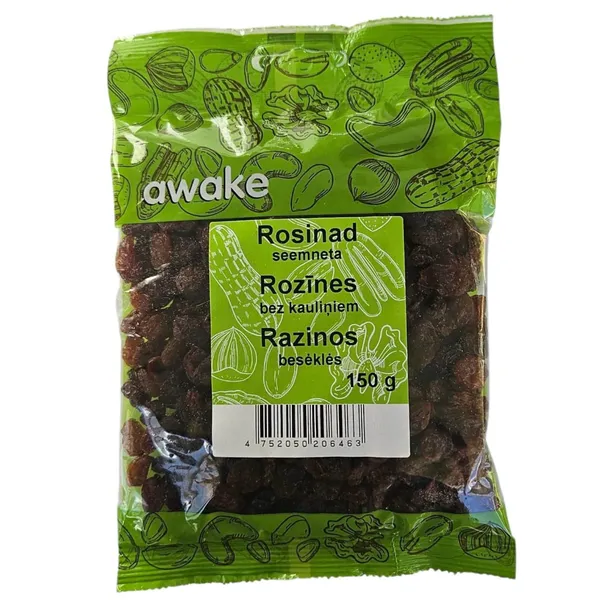 Rozīnes Awake bez kauliņiem 150g