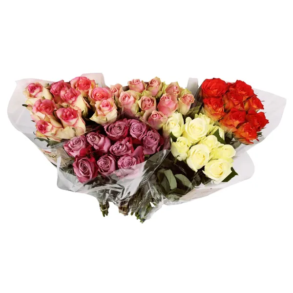 Rožu pušķis garais 50cm, 9 kāti