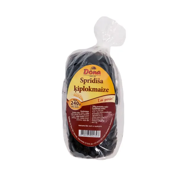 Rudzu ķiplokmaize Sprīdīša DONA 240g