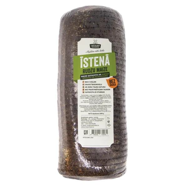 Rudzu maize Īstenā 1,5 kg