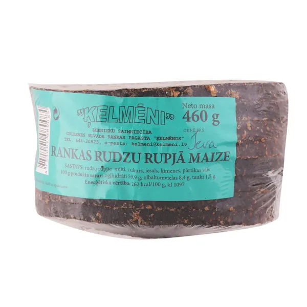 Rupjmaize Rankas ĶELMĒNI sagr.puse 460g