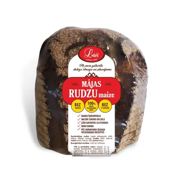 Rudzu maize Mājas Lāči 700g
