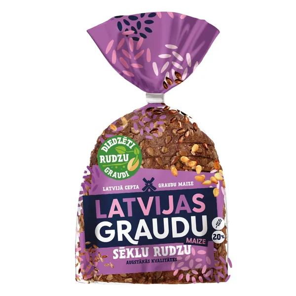 Maize Latvijas graudu rudzu 390g