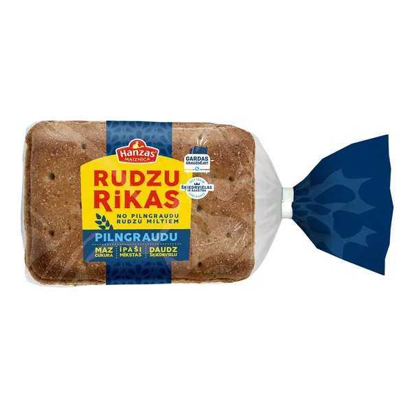 Rudzu rikas Hanzas Maiznīca pilngraudu 360g