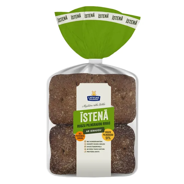 Rudzu rikas Īstenā pilngraudu 230g