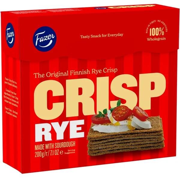 Sausmaizītes FAZER Crisp rudzu 200g