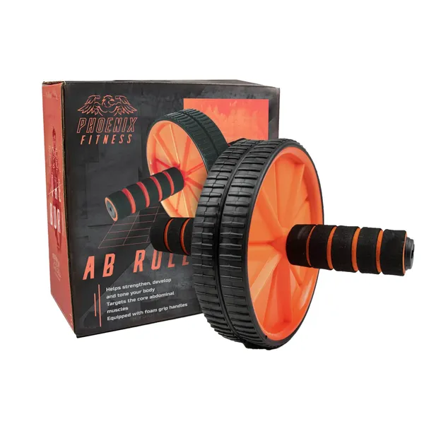 Rullis vēdera muskuļu vingrinājumiem max 200 kg 27x18cm