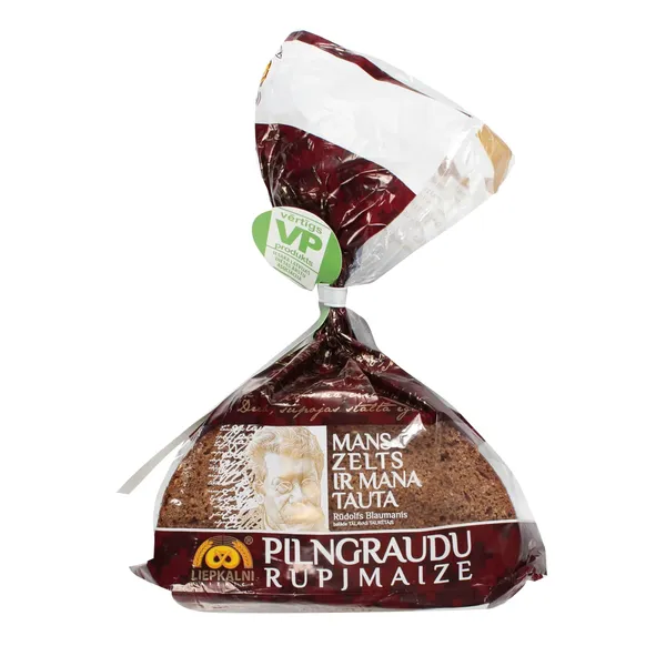 Pilngraudu rupjmaize , bez rauga, griezta, 400g