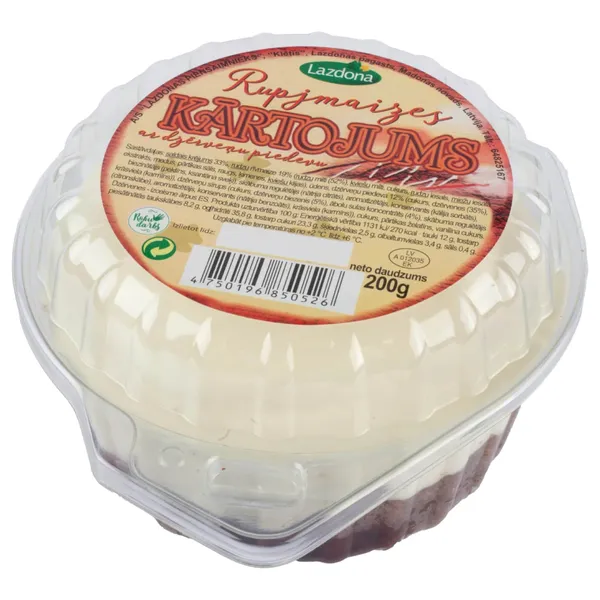 Rupjmaizes kārtojums Lazdona ar putukrējumu 200g