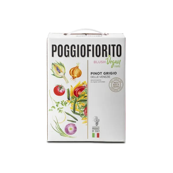 Rozā vīns Poggio Fiorito Pinot Grigio Blush 12% 3l