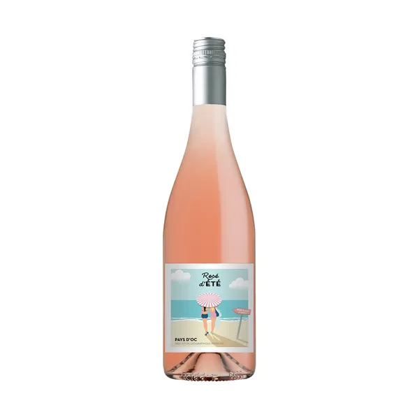 Rozā vīns ar ģeogrāfiskās izcelsmes norādi Rosé d’été, Pays d’Oc 12,5% 0,75l