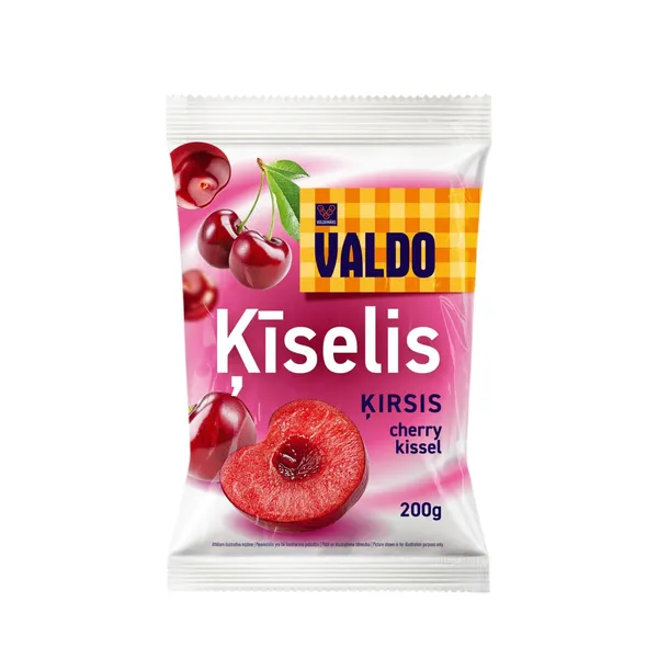 Sausais maisījums Valdo ķīseļa pagatavošanai ar ķiršu garšu 20g