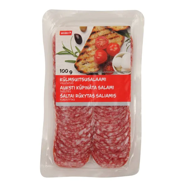 Salami Desa Rimi auksti kūpināta šķēlītēs 100g