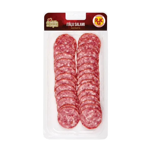 Salami Itāļu pusžāvēta, šķēlēs 100g
