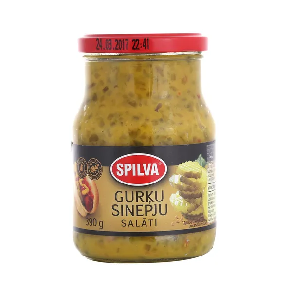 Salāti gurķu-sinepju 390g