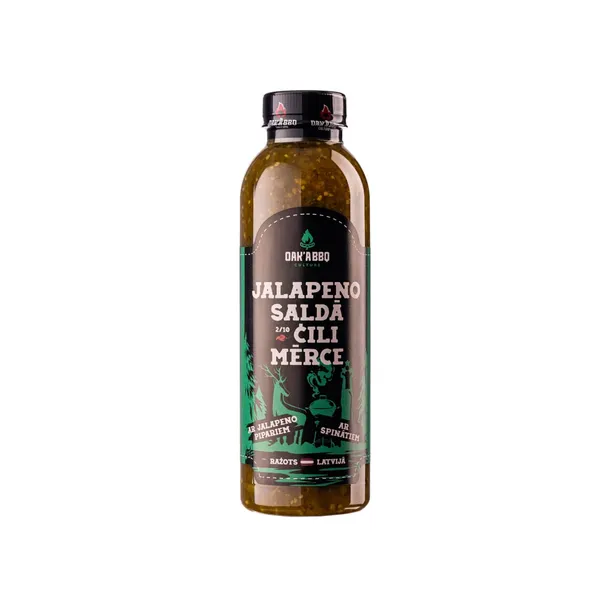 Mērce OAK'A BBQ saldā čili jalapeno 600g