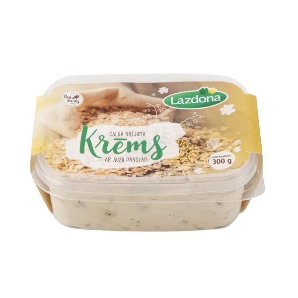 Saldā krējuma krēms Lazdona ar auzu pārslām 300g