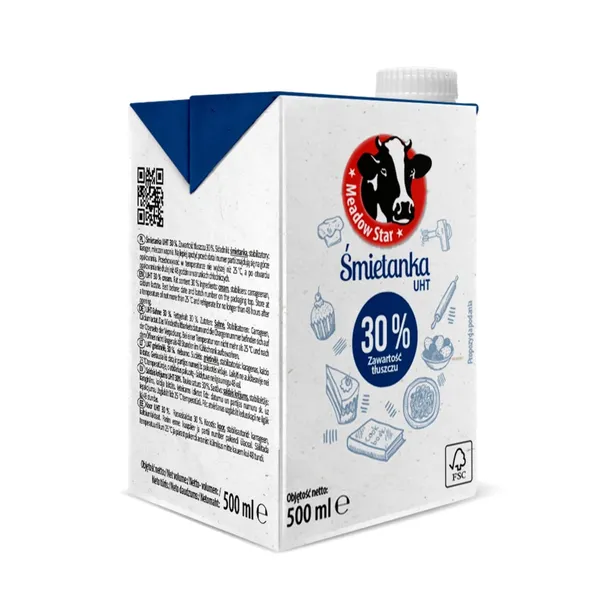 Saldais krējums Meadow Star UHT 30% 500ml