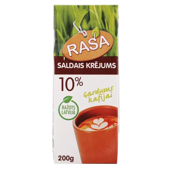 Saldais krējums Rasa 10% 200g