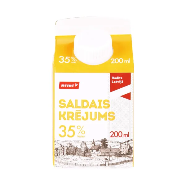 Saldais krējums Rimi 35%, 200 ml