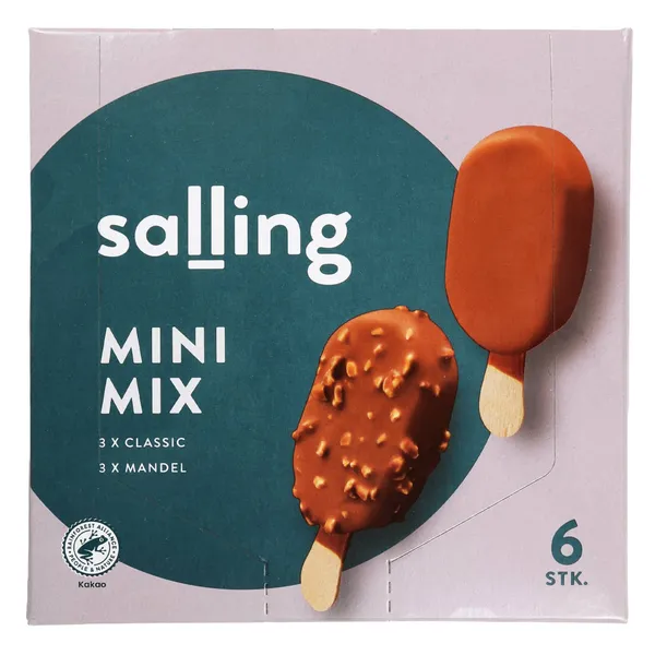 Saldējuma izlase Salling Mini Mix 210g/300ml